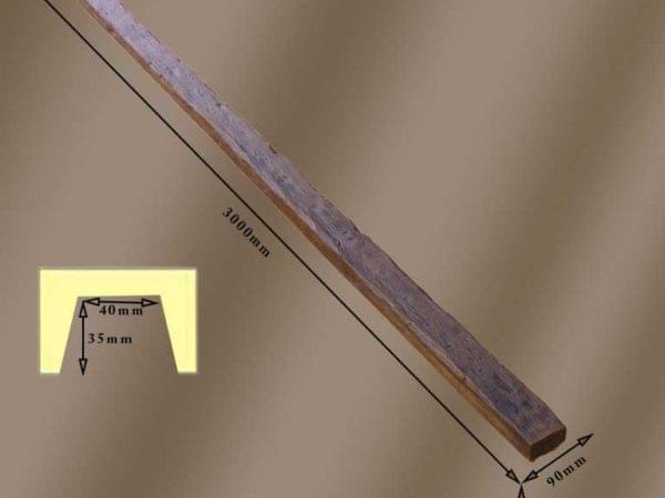 9’luk Poliüretan Ahşap Görünümlü Tavan Kirişi